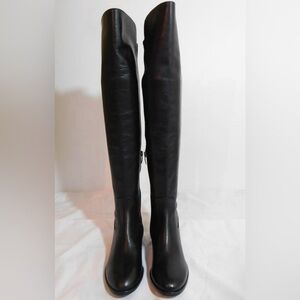 Via Spiga “ITALA “Tall Black Stretch Leather